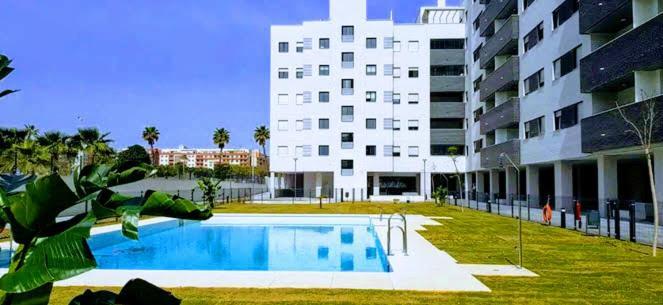 Apartamento Ático con Piscina y Vistas al Mar Parque Litoral Málaga Exterior foto