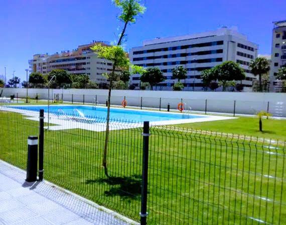 Apartamento Ático con Piscina y Vistas al Mar Parque Litoral Málaga Exterior foto